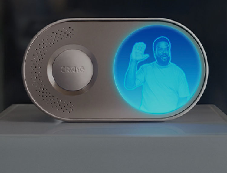 Wake Up with Craig device, an AI alarm clock designed to help small business owners